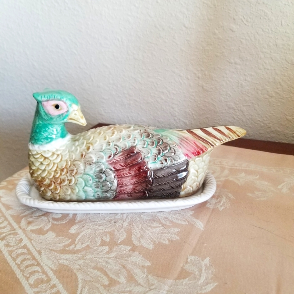 Fitz and Floyd butter dish